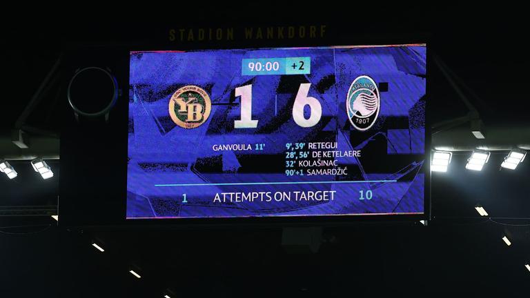 tabellone-during UCL MD5 Young Boys - Atalanta 0071
