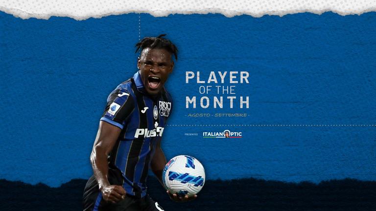 Copertina Player of the Month agosto-settembre Zapata