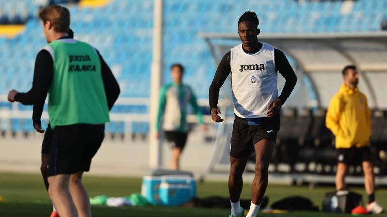 training-Italian EA Sports FC Supercup Semifinal Inter-Atalanta _0055