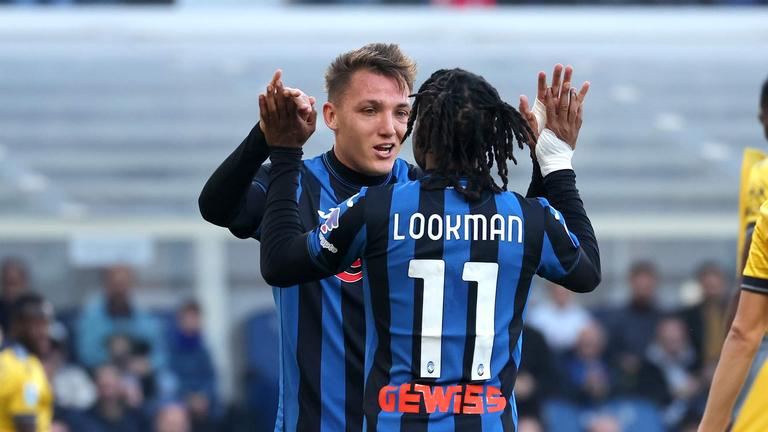 lookman ademola e retegui-Serie A Enilive 2024-25 giornata 12 Atalanta-Udinese-0045