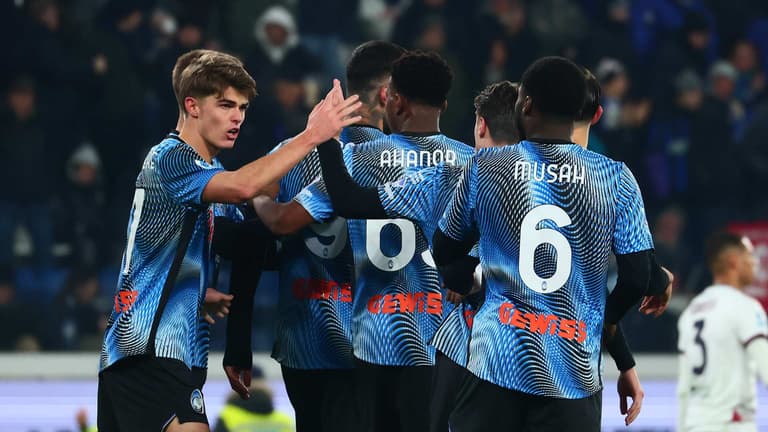Esultanza dopo gol Scamacca | Christmas Match Atalanta-Cagliari | New Balance Arena 13-12-2025