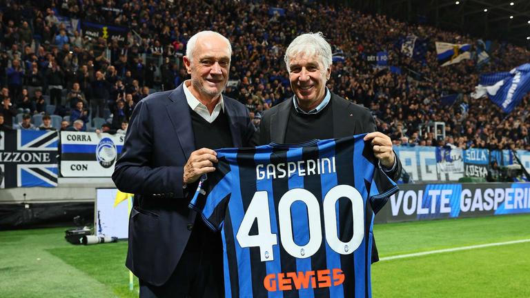 antonio percassi premia gasperini-Serie A Enilive 2024-25 giornata 10 Atalanta-Monza_0003
