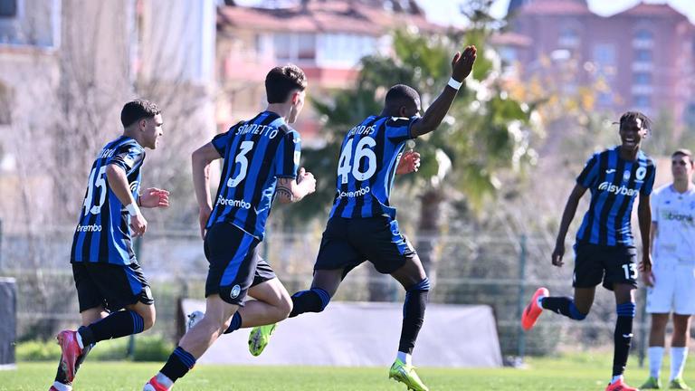 Fiogbe Candas goal 3-3 esultanza - Dynamo Kyiv U19 - Atalanta U19 11-02-2025 130