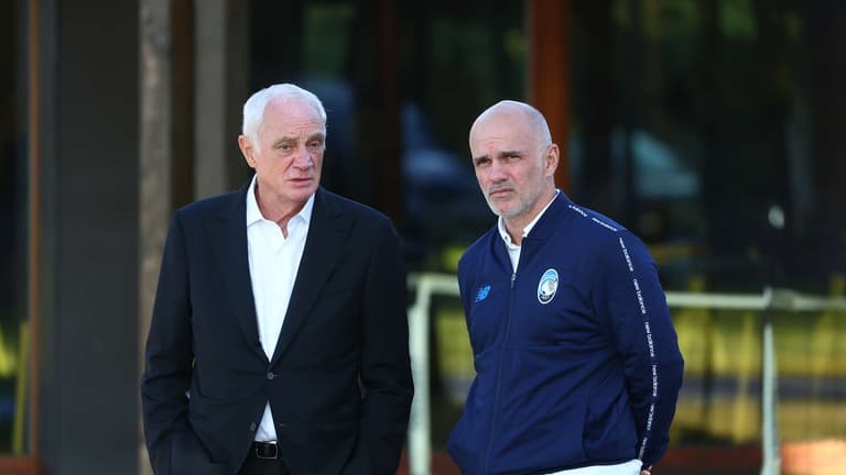 antonio percassi e luca percassi-UCL League Phase MD2 Training0296