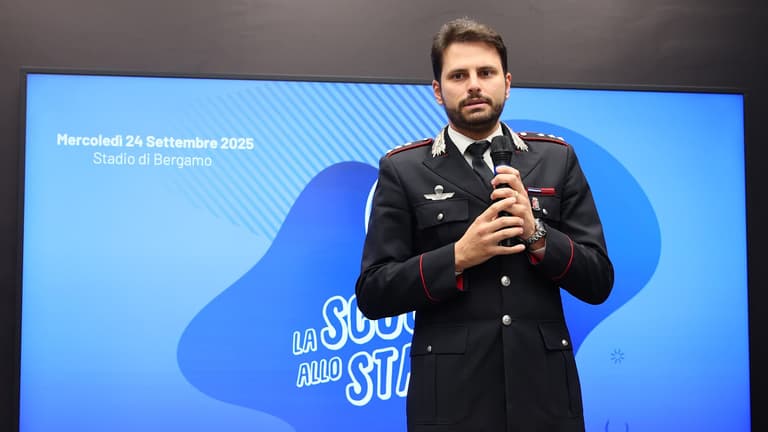 Massimiliano Corbo, Comandante Compagnia Carabinieri Bergamo | Scuola allo stadio 2025-26