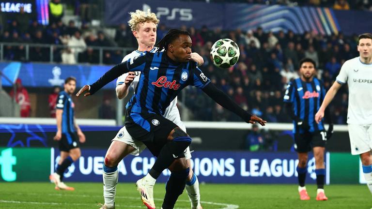 lookman ademola-UCL knockout play-off second leg match between Atalanta and Club Brugge_0040