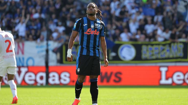 dopogol lookman ademola-campionato serie a 2024 - 25 -giornata 4 atalanta - fiorentina-_0044