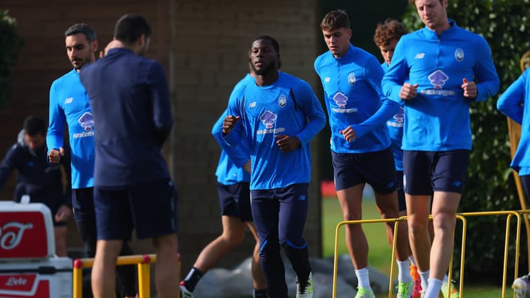 Atalanta training session--0945