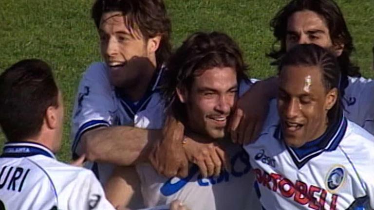 Venezia-Atalanta, l’esultanza di Fausto Rossini