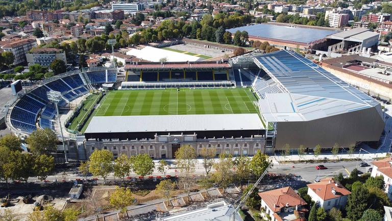 Gewiss Stadium, fronte Tribuna Rinascimento