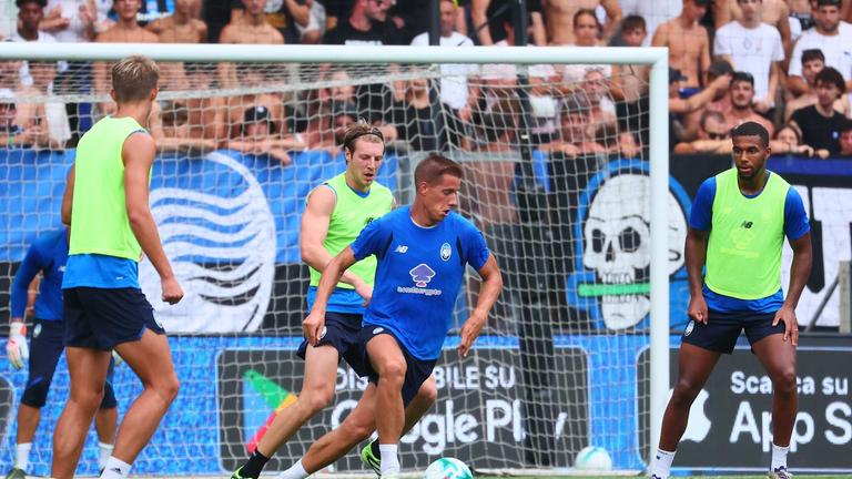 Allenamento allo stadio di Bergamo -pasalic mario229