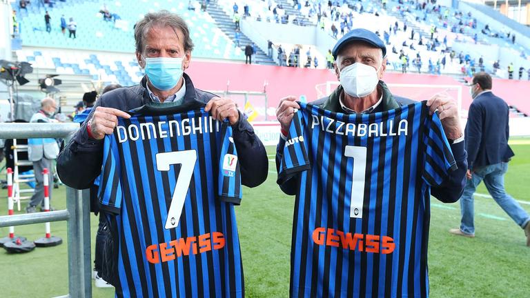 TIMVISION Cup-Coppa Italia: Angelo Domenghini e Pierluigi Pizzaballa