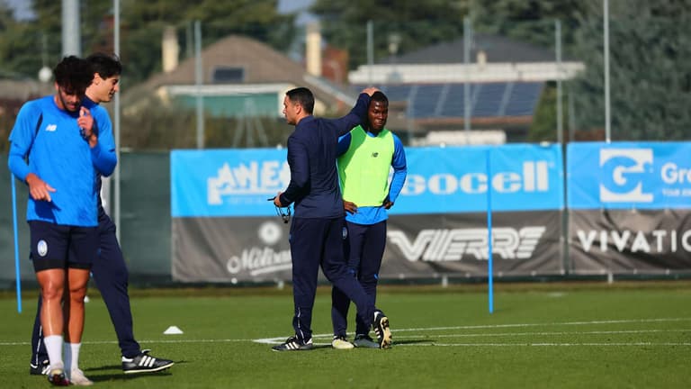 Raffaele Palladino Head Coach-Atalanta training session--1397