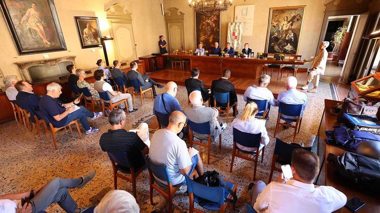 Under 23 conferenza stampa in Comune a Caravaggio