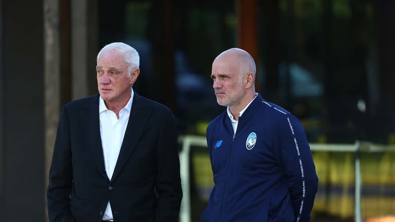 antonio percassi e luca percassi-UCL League Phase MD2 Training0298