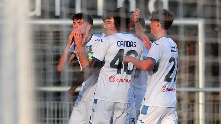 Lorenzo Riccio dopogol 2-3-Youth League Young Boys - Atalanta-0061