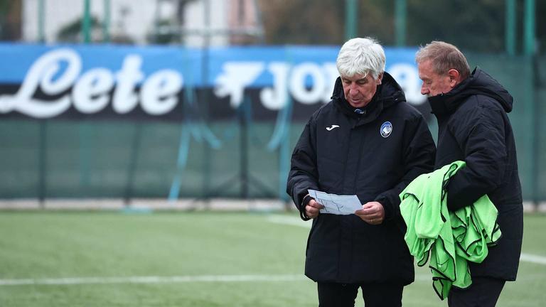 gasperini e gritti tullio-during UCL MD5 Young Boys - Atalanta training-0022