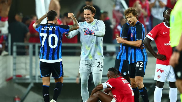 carnesecchi marco e gaetano gianluca-Playoff UECL Hapoel Tel-Aviv vs Atalanta-0029