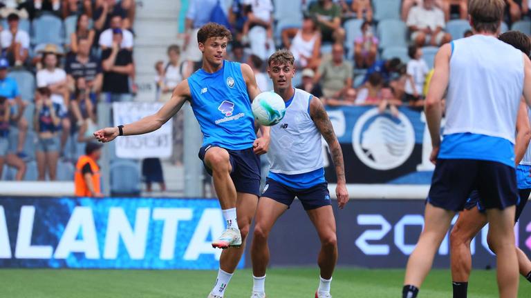 Allenamento allo stadio di Bergamo -scalvini giorgio224