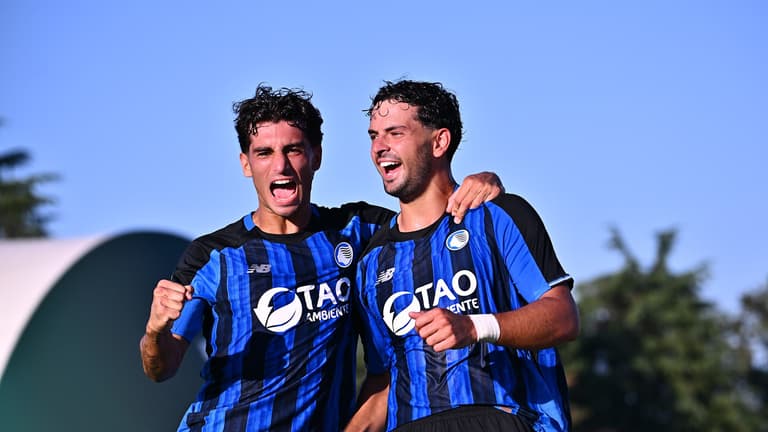 Misitano Giulio (dx) goal 1-0 esultanza con Bonanomi Andrea - Atalanta U23 - Guidonia Montecelio 30-08-2026 157