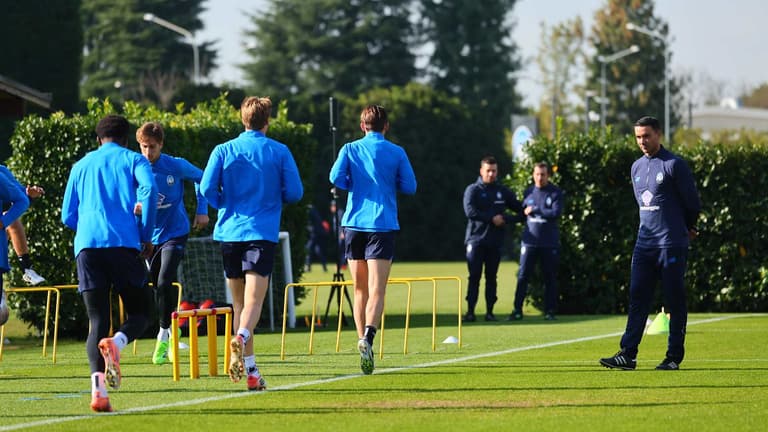 Raffaele Palladino Head Coach-Atalanta training session--1356