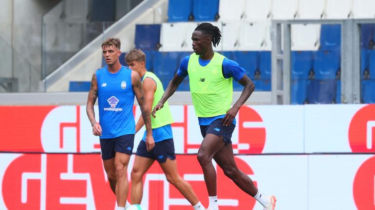 Allenamento allo stadio di Bergamo -kossounou odilon236