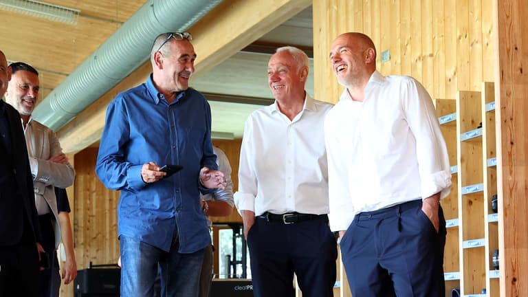 Atalanta - Maurizio Sarri, Antonio Percassi, Luca Percassi