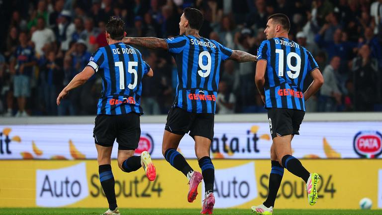 Serie A Enilive 2025-26 giornata 1 Atalanta-Pisa - dopogol scamacca gianluca024
