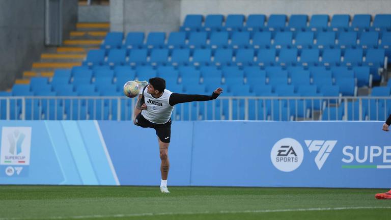 training-Italian EA Sports FC Supercup Semifinal Inter-Atalanta _0080