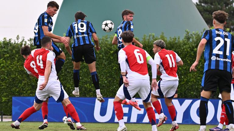 Comi Pietro goal 1-0 - Youth League Atalanta vs Arsenal 19-09-2024 022