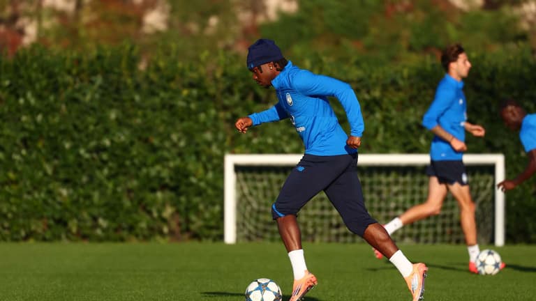 lookman ademola-UCL League Phase MD2 Training0304