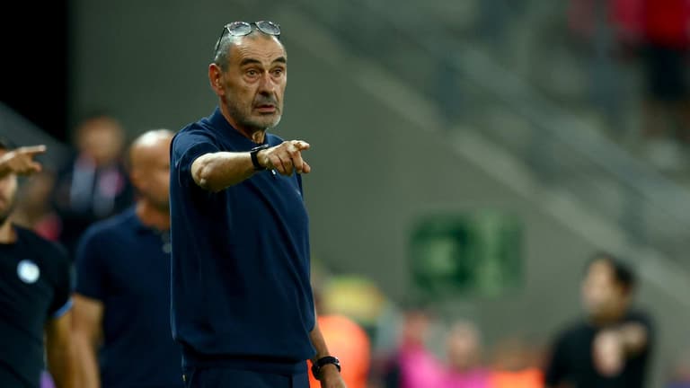 sarri maurizio-Playoff UECL Hapoel Tel-Aviv vs Atalanta-0028