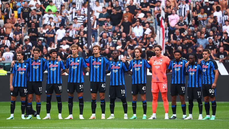 formazione al minuto di silenzio-Serie A Enilive 26-27 Juventus-Atalanta0280