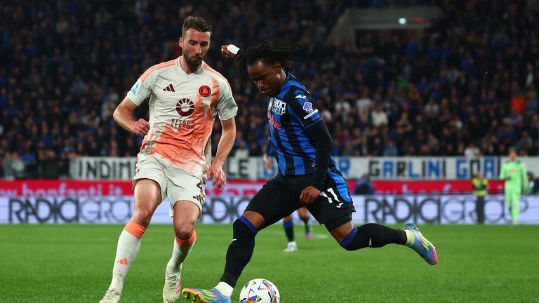 lookman ademola-Serie A Enilive 2024-25 giornata 36 Atalanta-Roma_0030