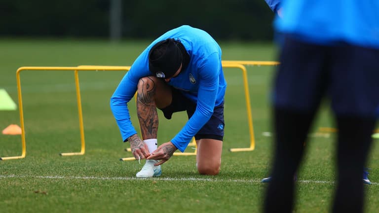 scamacca gianluca-UCL KO Play-offs Training-0271