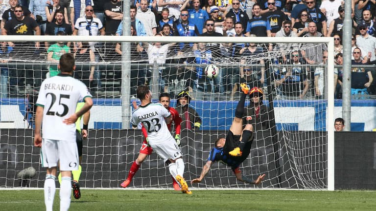 German Denis Atalanta-Sassuolo 2-1 2014/15