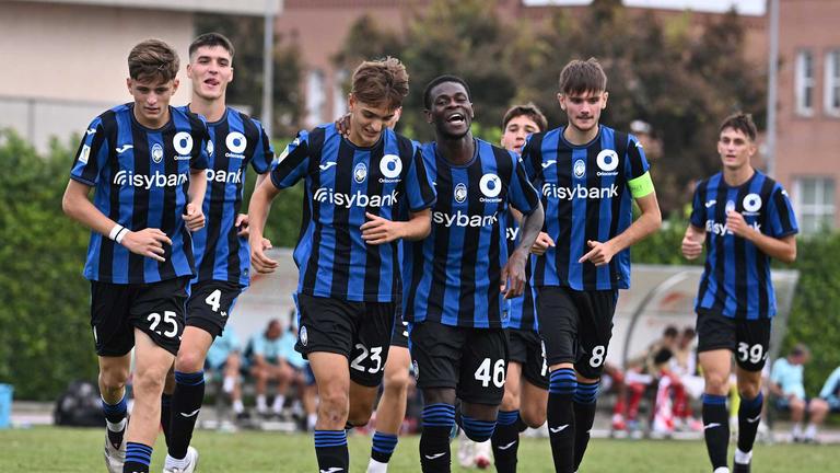 Artesani Nicolo’ goal 4-1 esultanza - Youth League Atalanta vs Arsenal 19-09-2024 091