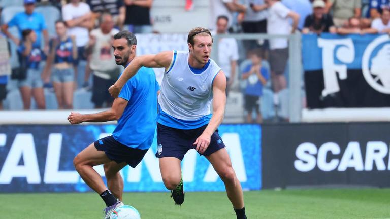 Allenamento allo stadio di Bergamo -brescianini marco223