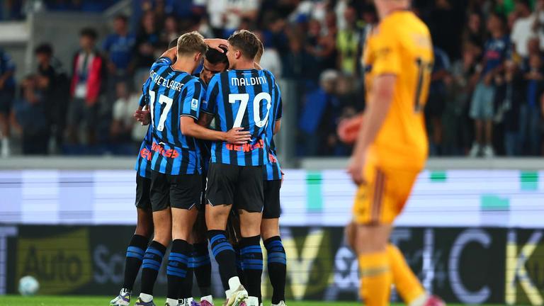 Serie A Enilive 2025-26 giornata 1 Atalanta-Pisa - dopogol scamacca gianluca017