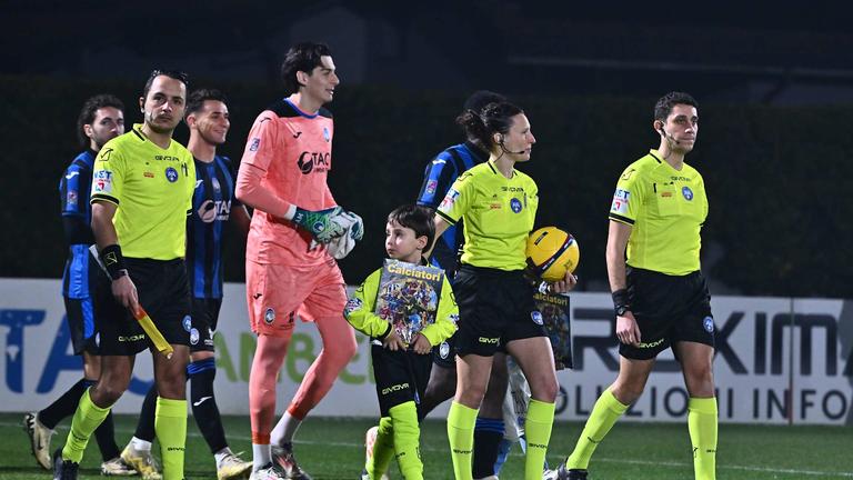 Ingresso squadre - Atalanta U23 vs AlbinoLeffe 24-02-2025 034