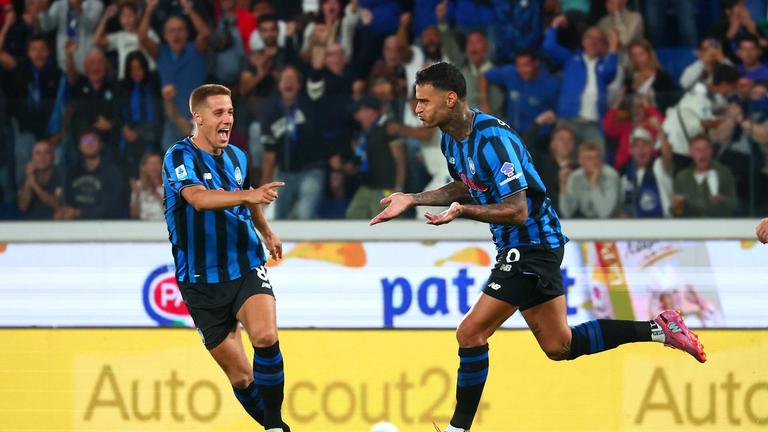 Serie A Enilive 2025-26 giornata 1 Atalanta-Pisa - dopogol scamacca gianluca019