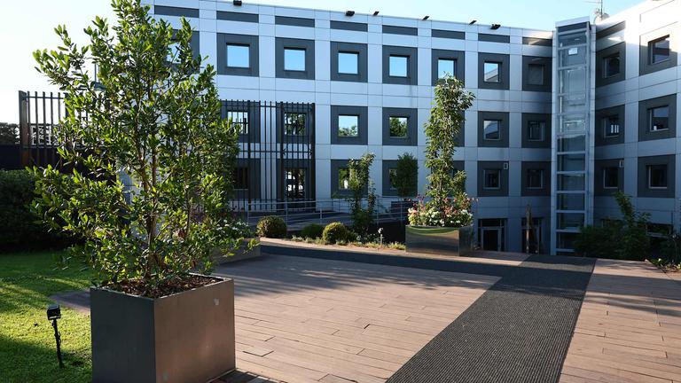La palazzina principale al Centro Bortolotti di Zingonia