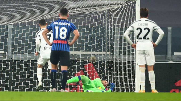 parata Gollini su Ronaldo vs Juventus