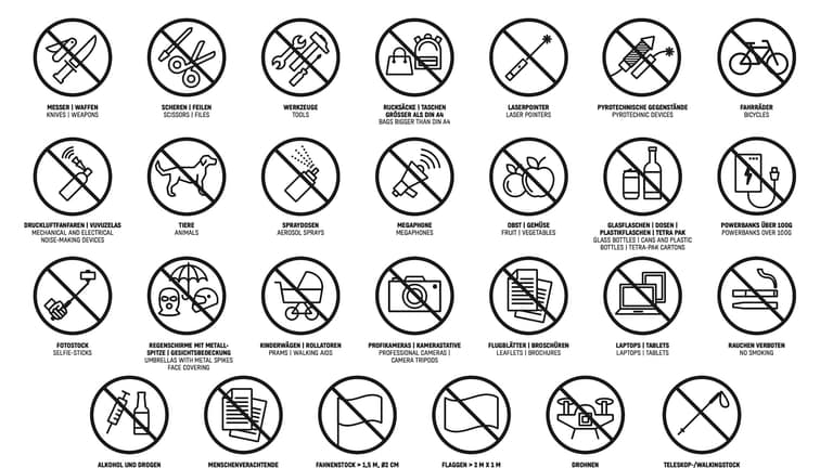 4 - Bayern Monaco oggetti proibiti