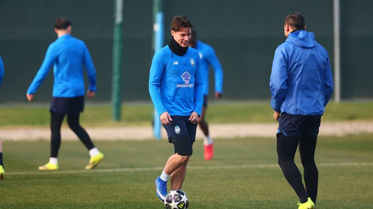 zalewski nicola-UCL KO Play-offs Training-0290