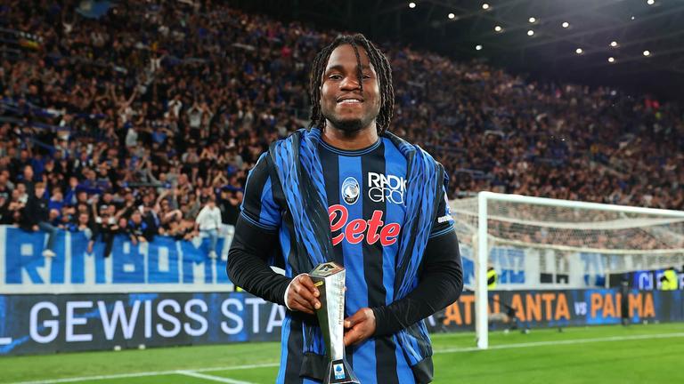 lookman ademola-Serie A Enilive 2024-25 giornata 36 Atalanta-Roma_0075