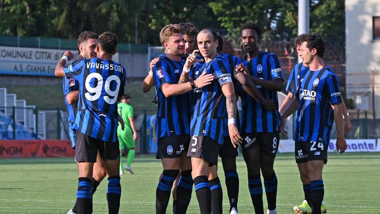 Panada Simone goal 1-2 esultanza - Giana Erminio vs Atalanta U23 16-08-2025 094
