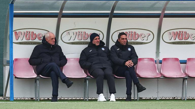 antonio percassi, luca percassi d’amico-during UCL MD5 Young Boys - Atalanta training-0051