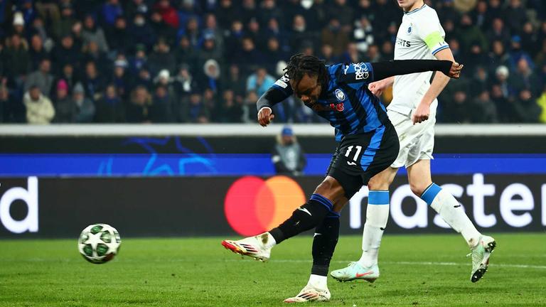 lookman ademola-UCL knockout play-off second leg match between Atalanta and Club Brugge_0034