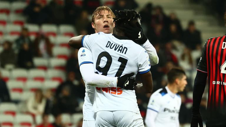Amichevole Nizza-Atalanta, Zapata e Højlund